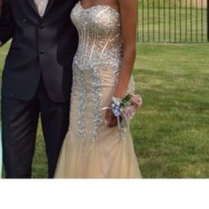 Joviani 5908 blush prom dress